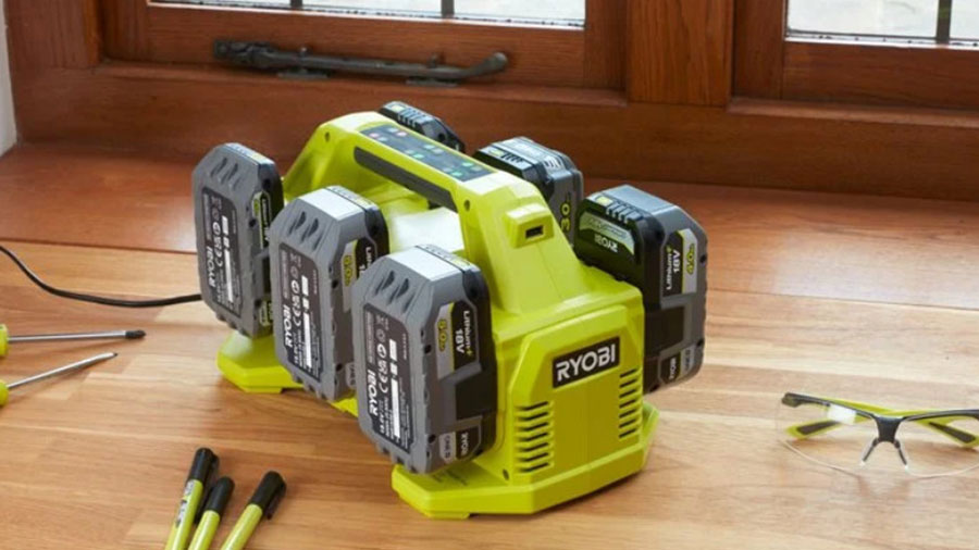 chargeur 6 ports 18 V RC18640 Ryobi chargeur 6 ports 18 V RC18640 Ryobi